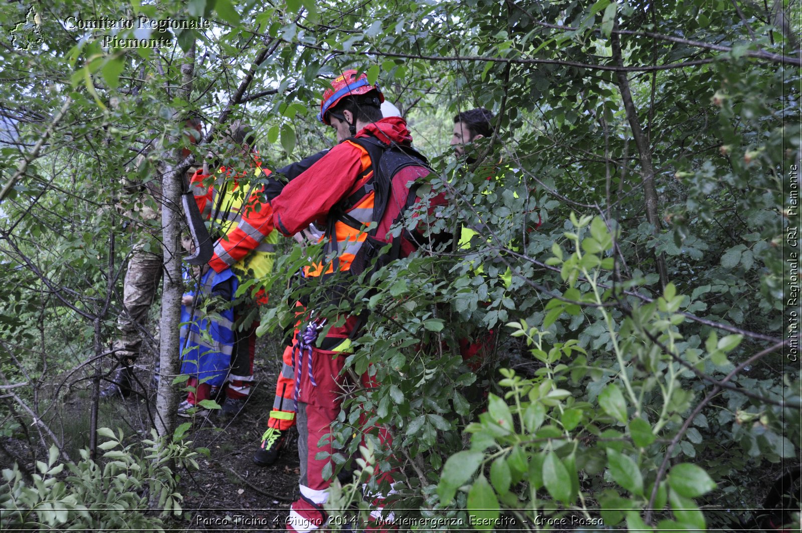 Parco Ticino 4 Giugno 2014 - Maxiemergenza Esercito - Croce Rossa - Comitato Regionale del Piemonte