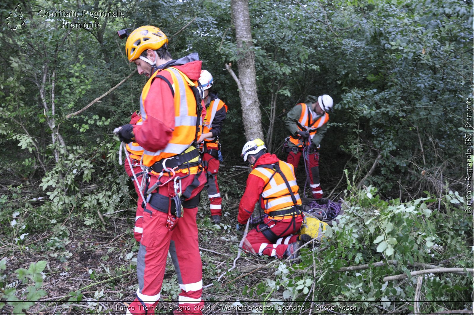 Parco Ticino 4 Giugno 2014 - Maxiemergenza Esercito - Croce Rossa - Comitato Regionale del Piemonte