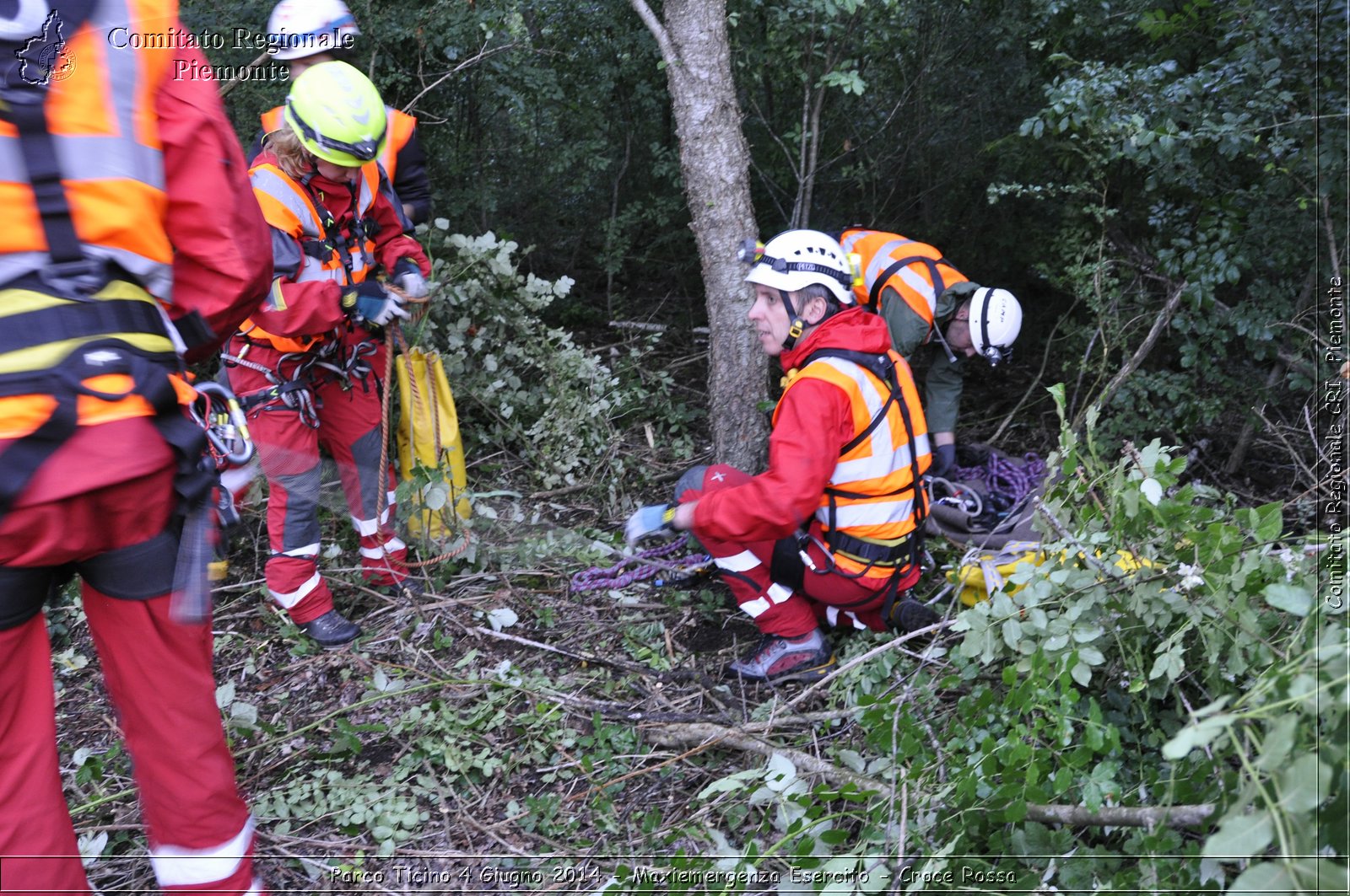 Parco Ticino 4 Giugno 2014 - Maxiemergenza Esercito - Croce Rossa - Comitato Regionale del Piemonte