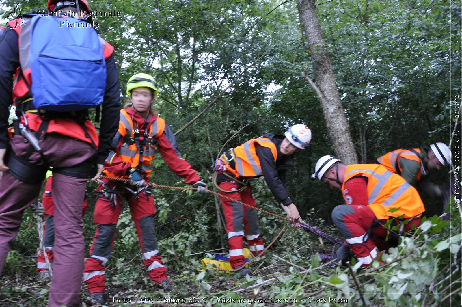 Parco Ticino 4 Giugno 2014 - Maxiemergenza Esercito - Croce Rossa - Comitato Regionale del Piemonte