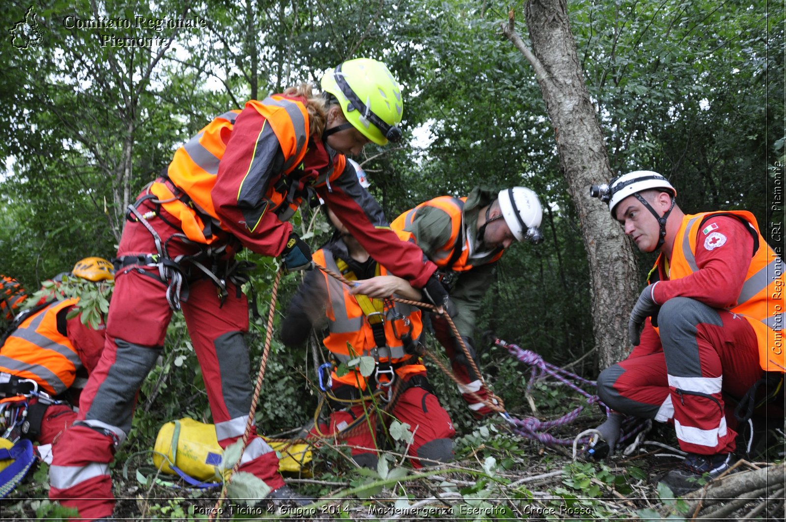 Parco Ticino 4 Giugno 2014 - Maxiemergenza Esercito - Croce Rossa - Comitato Regionale del Piemonte