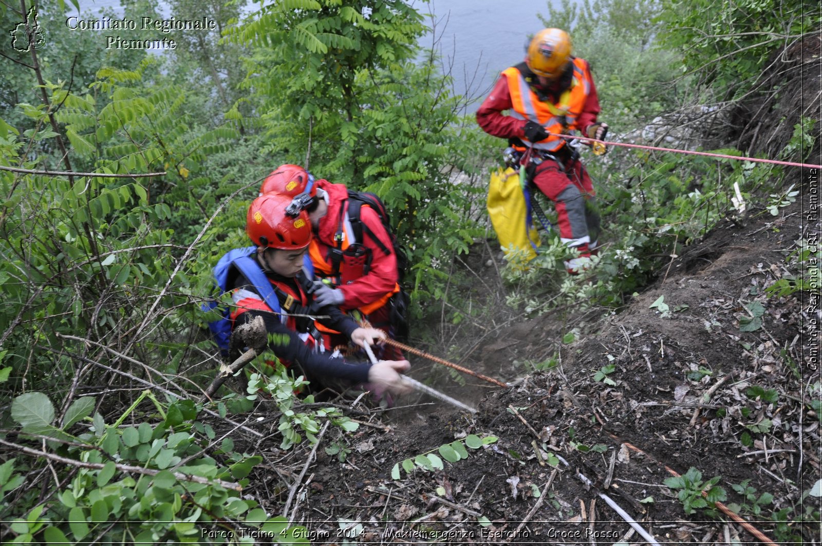 Parco Ticino 4 Giugno 2014 - Maxiemergenza Esercito - Croce Rossa - Comitato Regionale del Piemonte