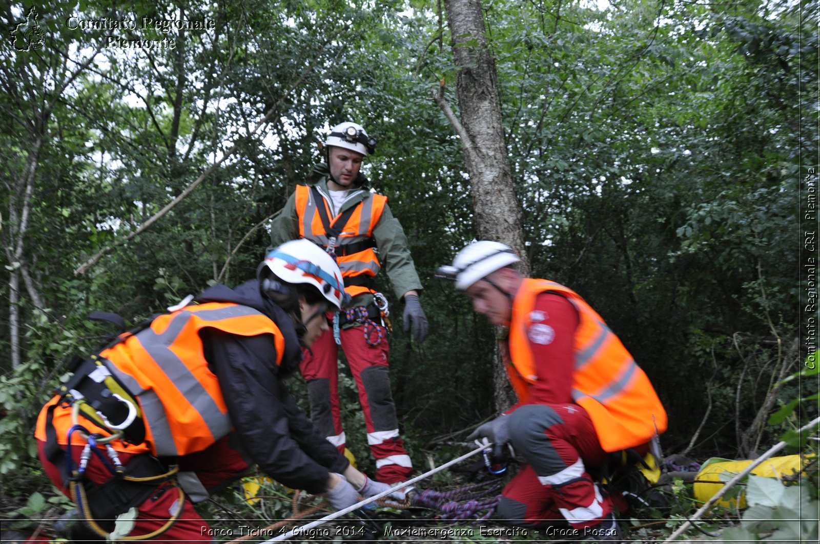 Parco Ticino 4 Giugno 2014 - Maxiemergenza Esercito - Croce Rossa - Comitato Regionale del Piemonte