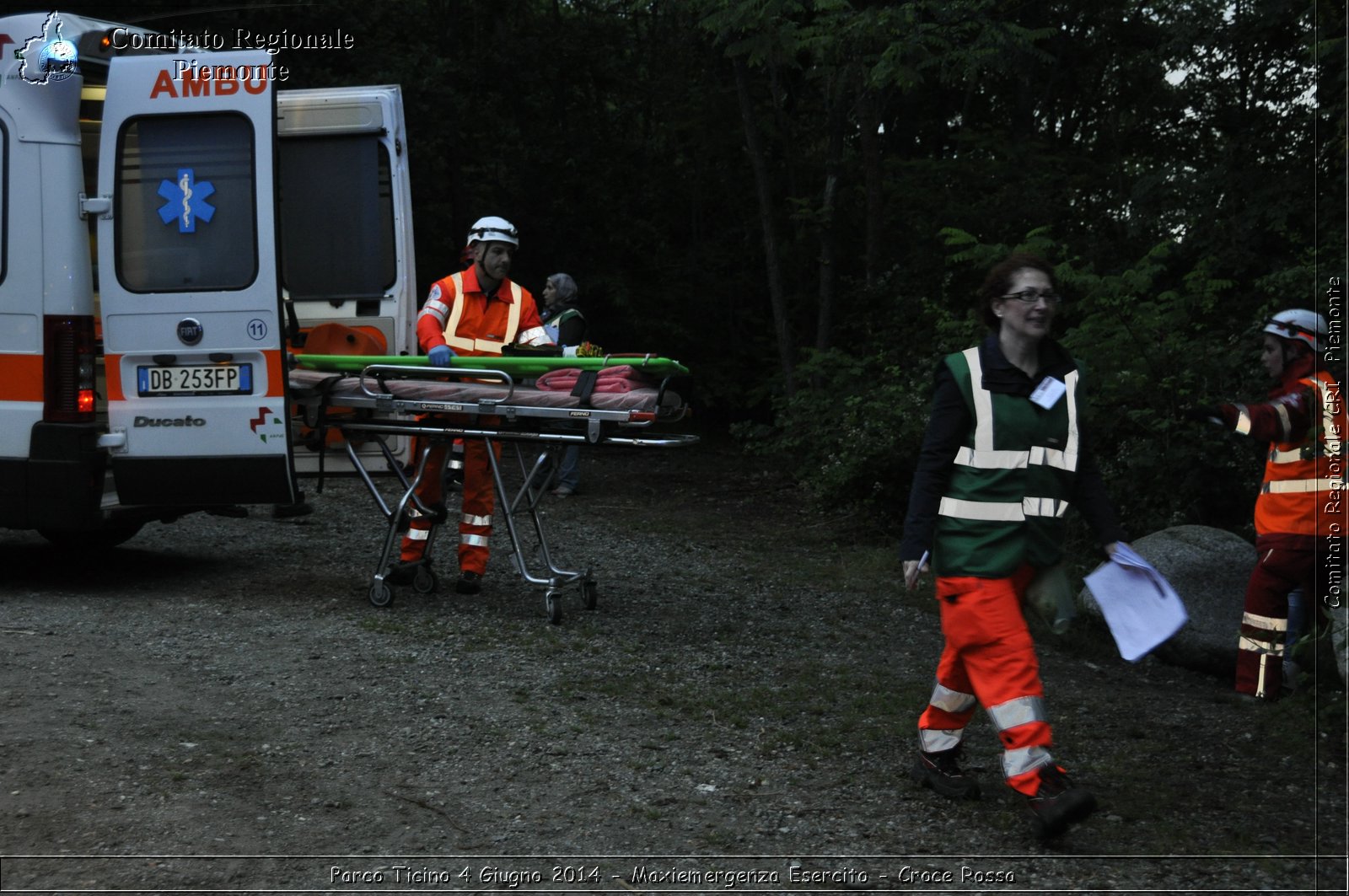 Parco Ticino 4 Giugno 2014 - Maxiemergenza Esercito - Croce Rossa - Comitato Regionale del Piemonte