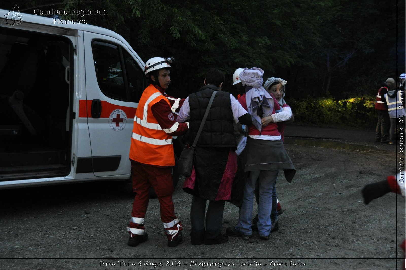 Parco Ticino 4 Giugno 2014 - Maxiemergenza Esercito - Croce Rossa - Comitato Regionale del Piemonte