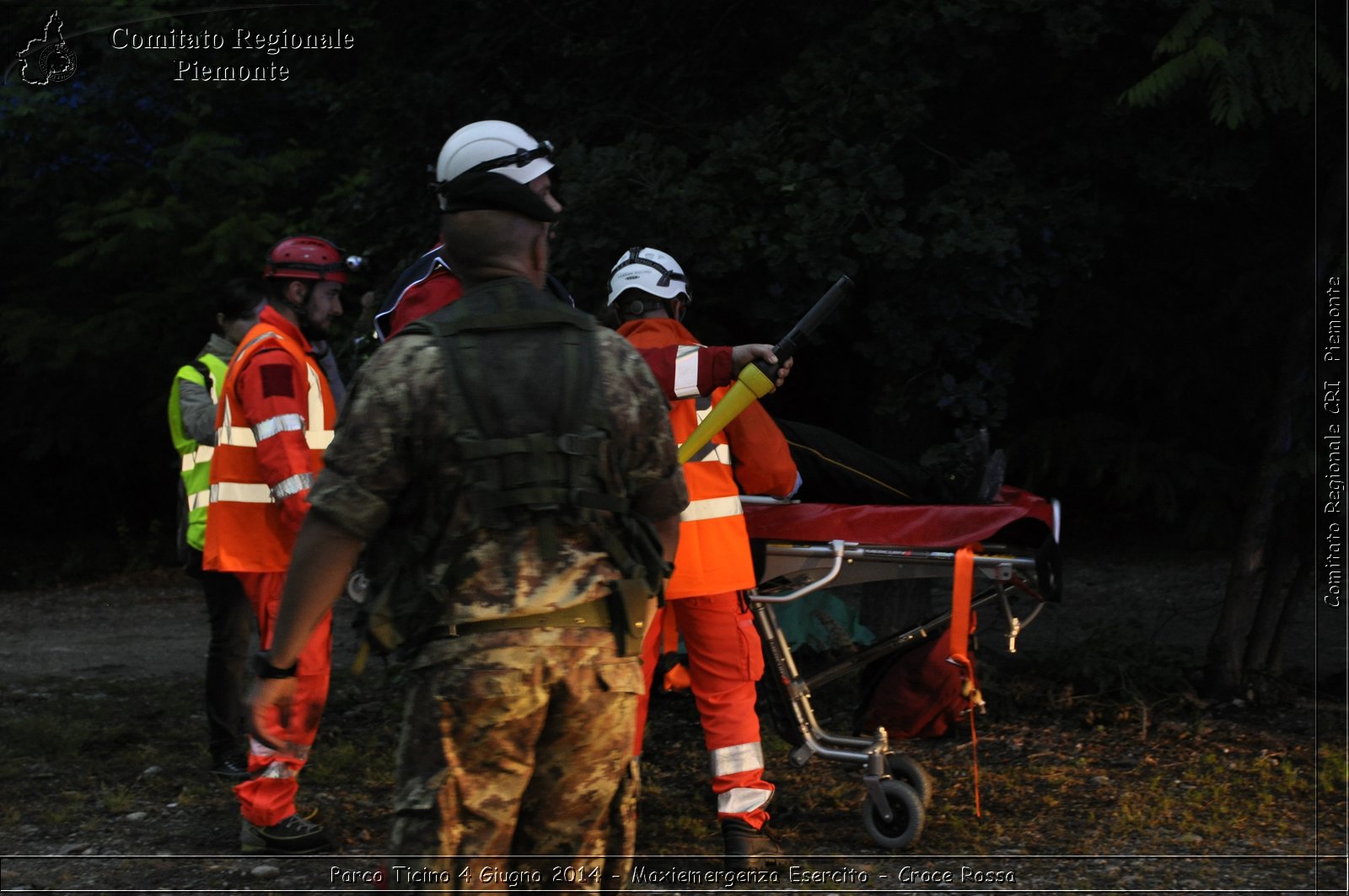 Parco Ticino 4 Giugno 2014 - Maxiemergenza Esercito - Croce Rossa - Comitato Regionale del Piemonte