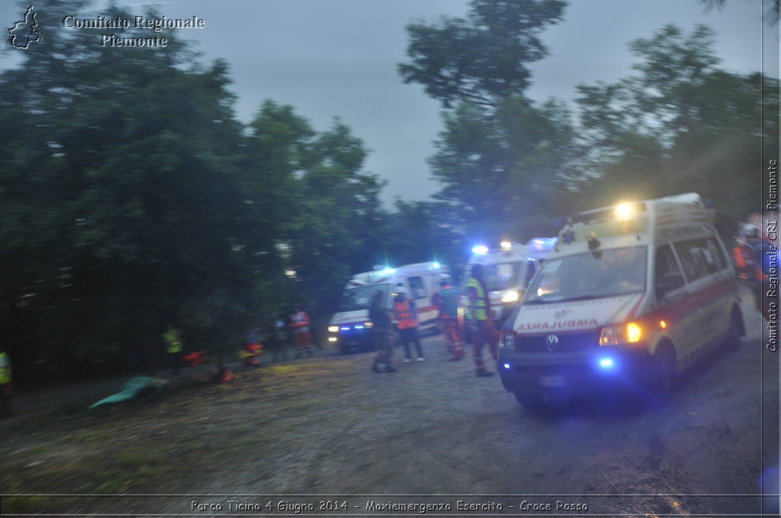 Parco Ticino 4 Giugno 2014 - Maxiemergenza Esercito - Croce Rossa - Comitato Regionale del Piemonte