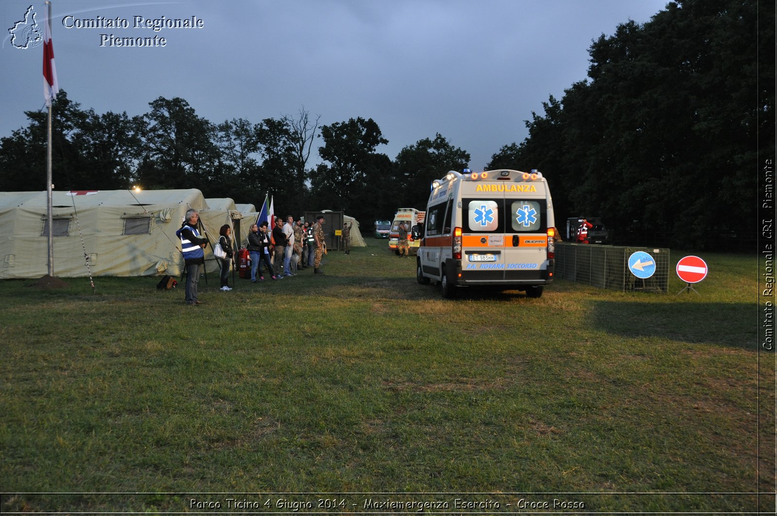 Parco Ticino 4 Giugno 2014 - Maxiemergenza Esercito - Croce Rossa - Comitato Regionale del Piemonte