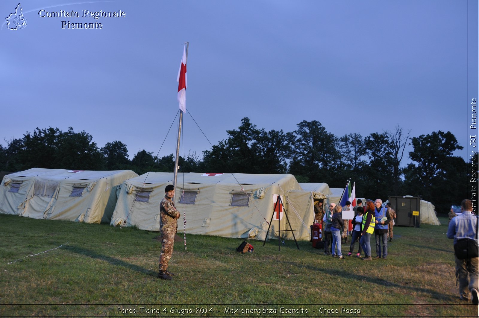 Parco Ticino 4 Giugno 2014 - Maxiemergenza Esercito - Croce Rossa - Comitato Regionale del Piemonte