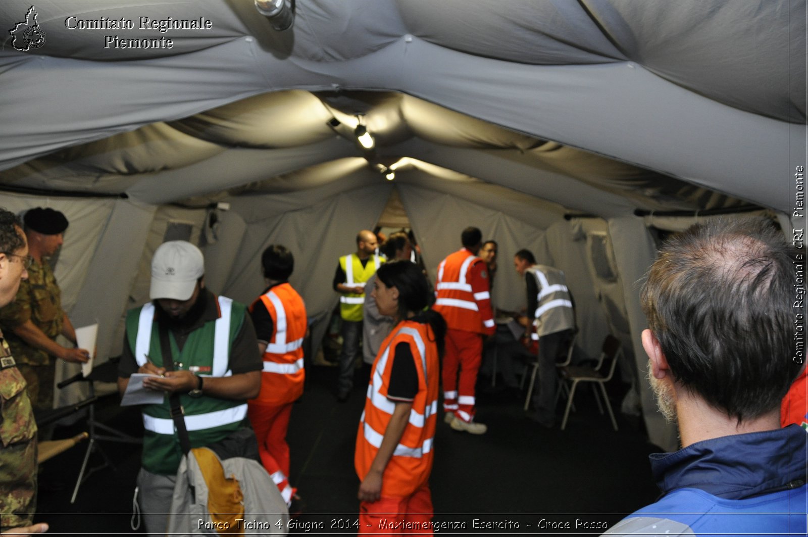 Parco Ticino 4 Giugno 2014 - Maxiemergenza Esercito - Croce Rossa - Comitato Regionale del Piemonte