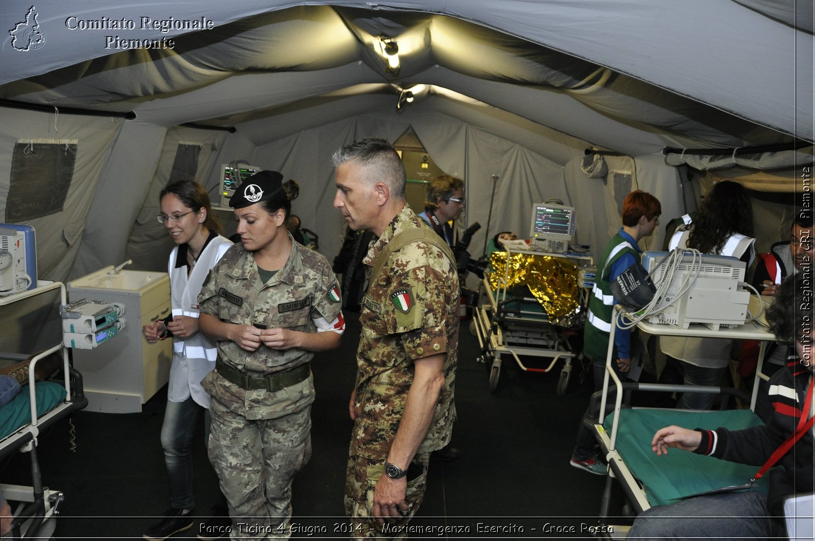 Parco Ticino 4 Giugno 2014 - Maxiemergenza Esercito - Croce Rossa - Comitato Regionale del Piemonte