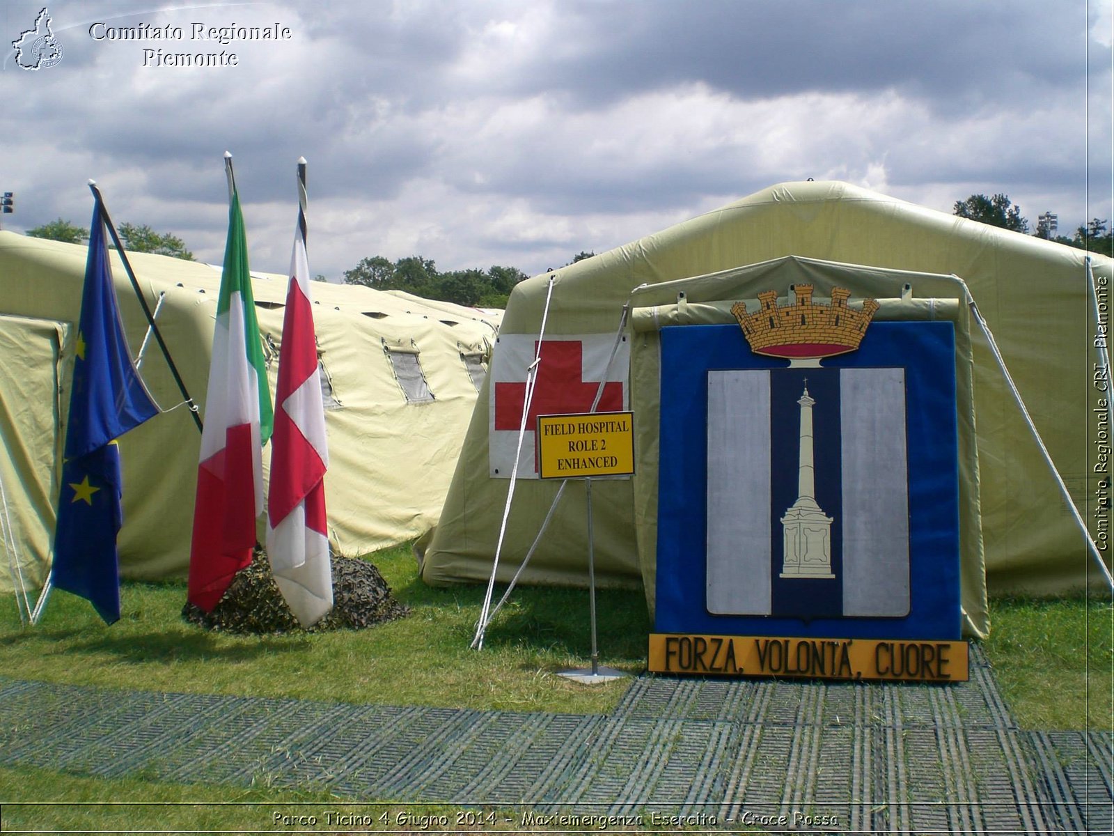 Parco Ticino 4 Giugno 2014 - Maxiemergenza Esercito - Croce Rossa - Comitato Regionale del Piemonte