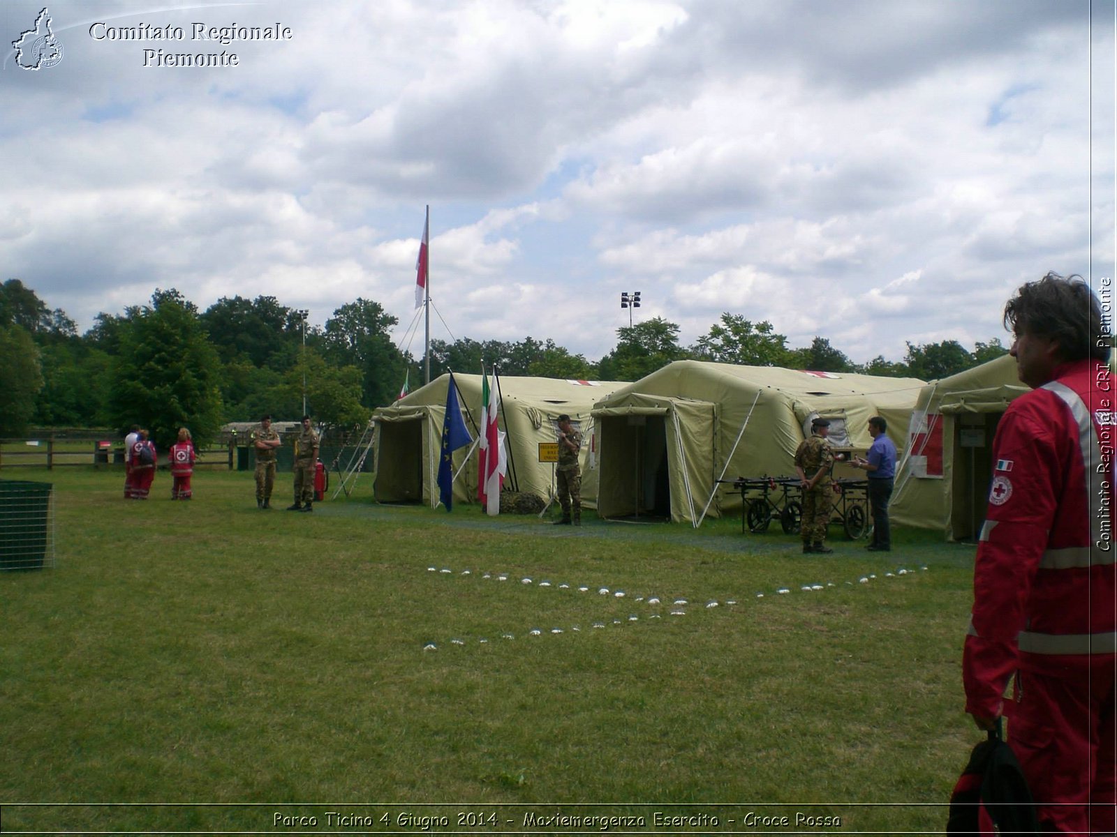 Parco Ticino 4 Giugno 2014 - Maxiemergenza Esercito - Croce Rossa - Comitato Regionale del Piemonte