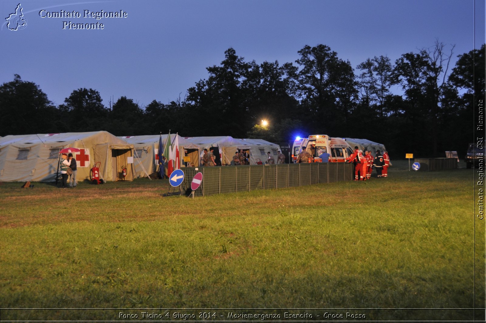 Parco Ticino 4 Giugno 2014 - Maxiemergenza Esercito - Croce Rossa - Comitato Regionale del Piemonte