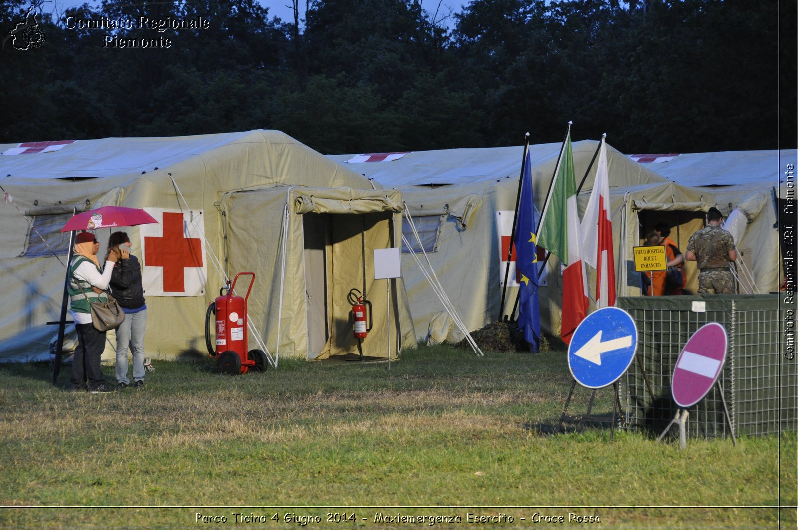 Parco Ticino 4 Giugno 2014 - Maxiemergenza Esercito - Croce Rossa - Comitato Regionale del Piemonte