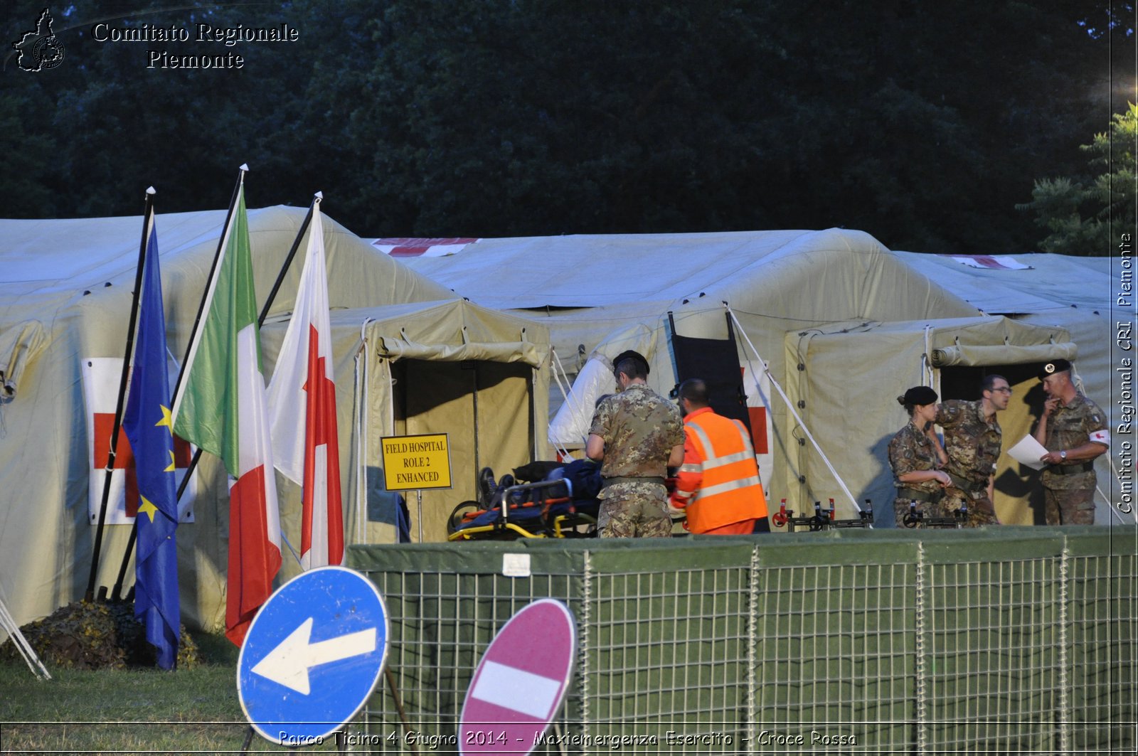 Parco Ticino 4 Giugno 2014 - Maxiemergenza Esercito - Croce Rossa - Comitato Regionale del Piemonte