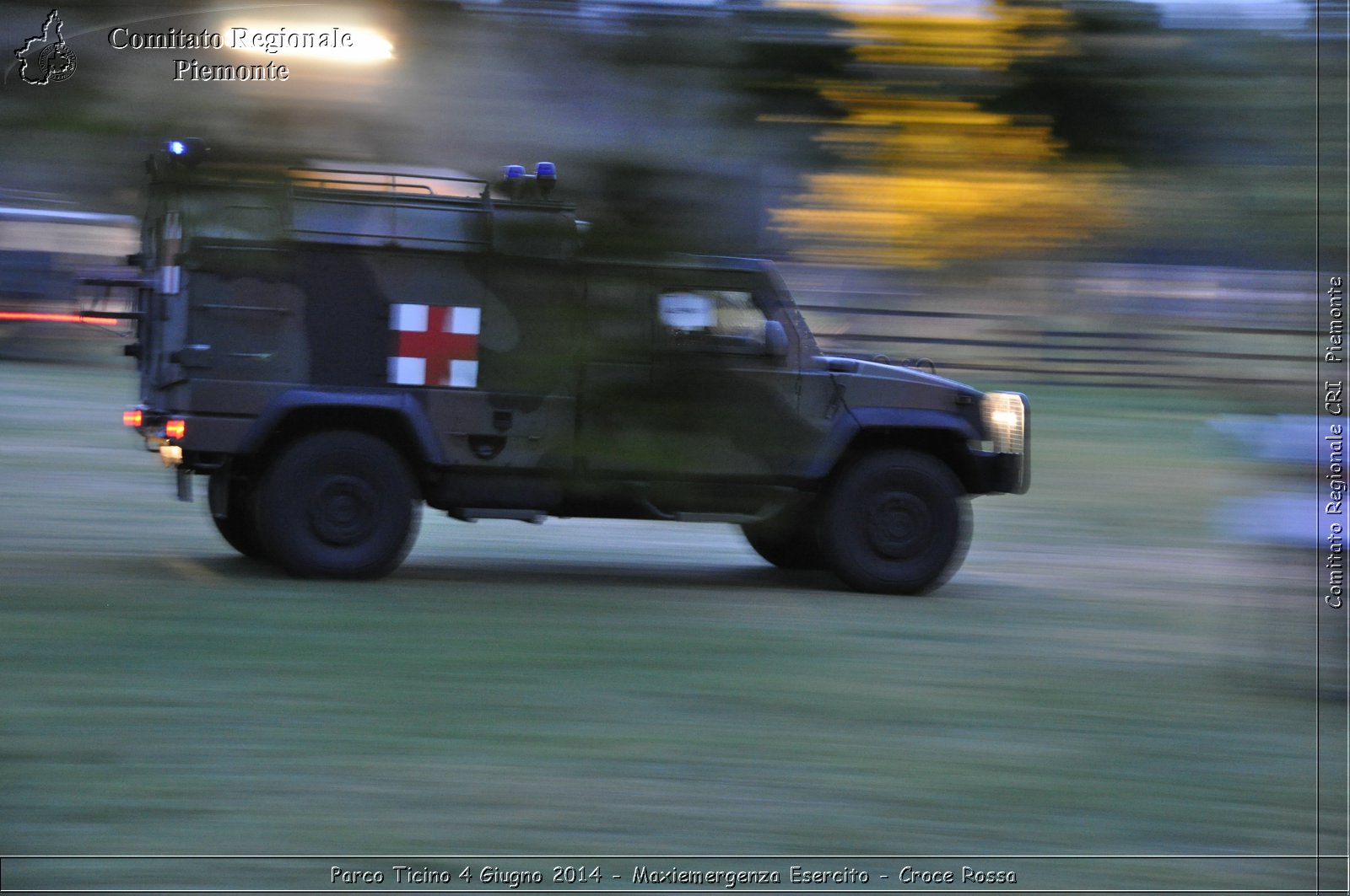 Parco Ticino 4 Giugno 2014 - Maxiemergenza Esercito - Croce Rossa - Comitato Regionale del Piemonte