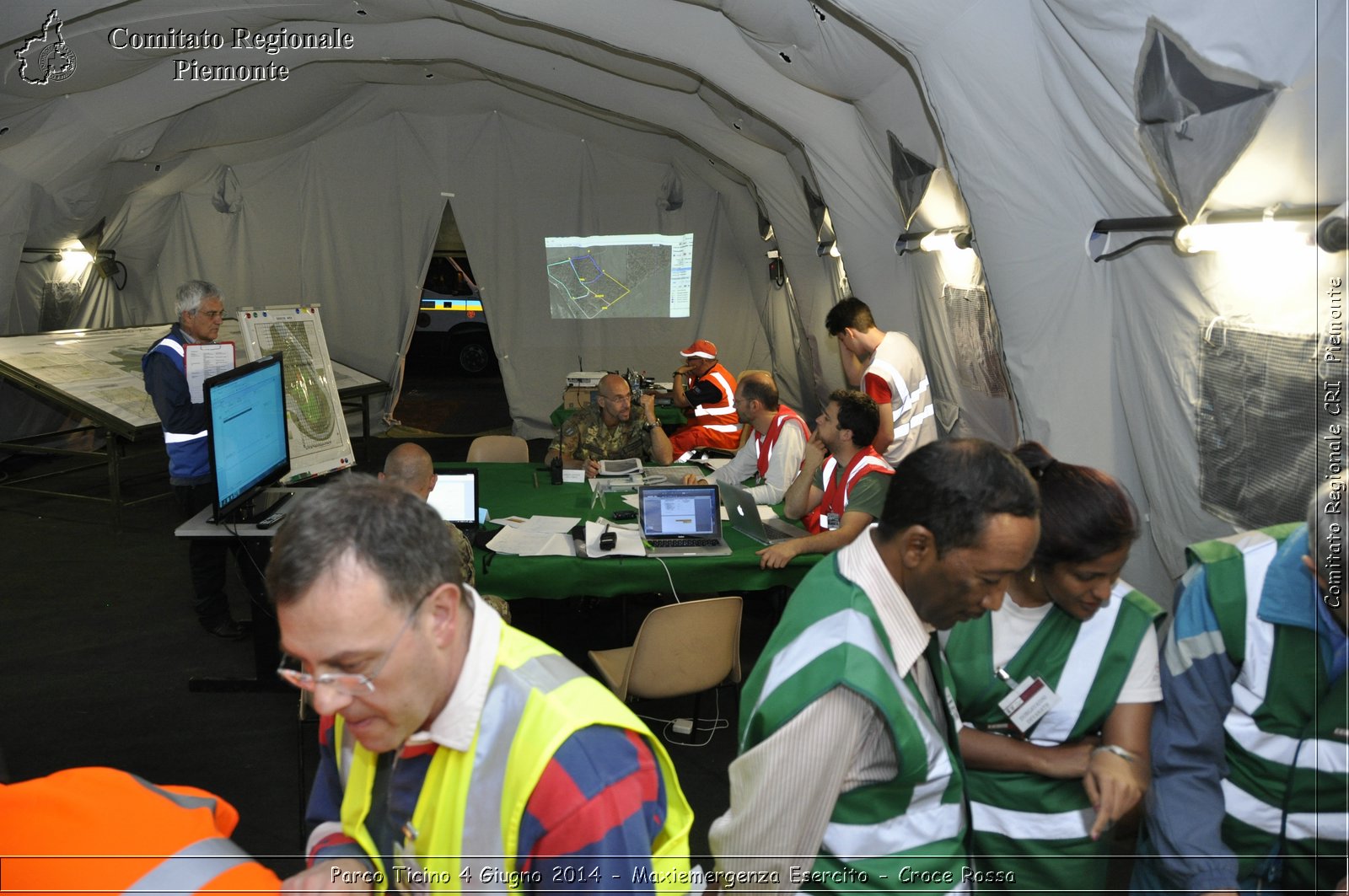 Parco Ticino 4 Giugno 2014 - Maxiemergenza Esercito - Croce Rossa - Comitato Regionale del Piemonte