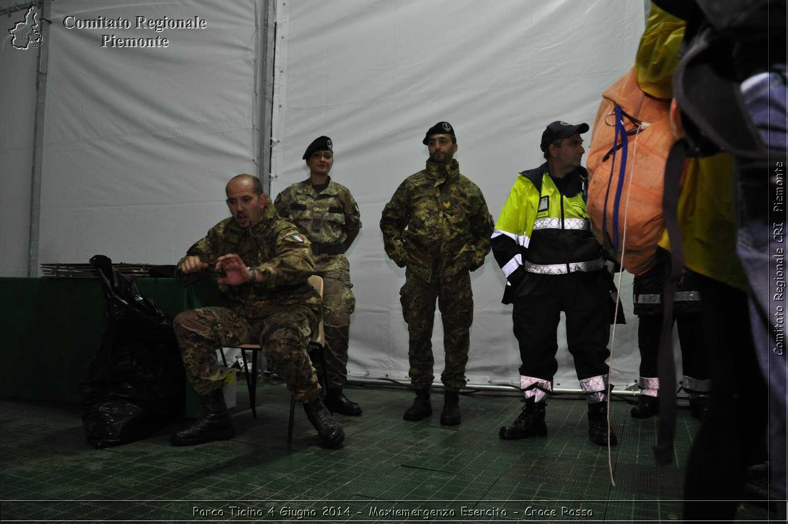 Parco Ticino 4 Giugno 2014 - Maxiemergenza Esercito - Croce Rossa - Comitato Regionale del Piemonte