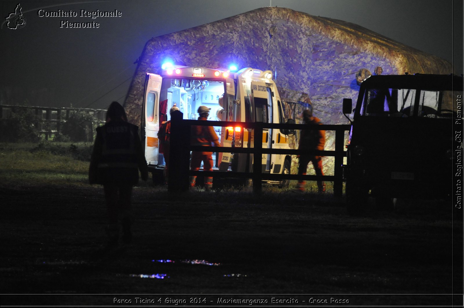 Parco Ticino 4 Giugno 2014 - Maxiemergenza Esercito - Croce Rossa - Comitato Regionale del Piemonte