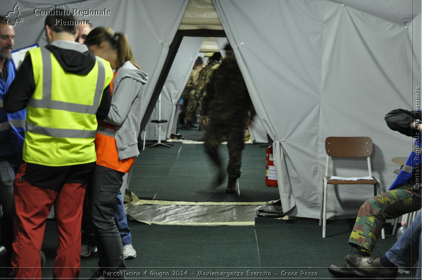 Parco Ticino 4 Giugno 2014 - Maxiemergenza Esercito - Croce Rossa - Comitato Regionale del Piemonte