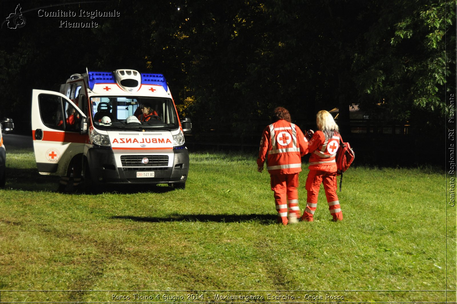 Parco Ticino 4 Giugno 2014 - Maxiemergenza Esercito - Croce Rossa - Comitato Regionale del Piemonte