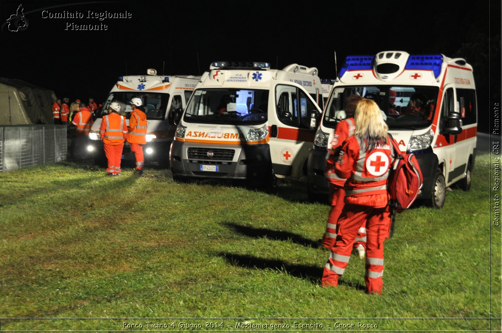 Parco Ticino 4 Giugno 2014 - Maxiemergenza Esercito - Croce Rossa - Comitato Regionale del Piemonte