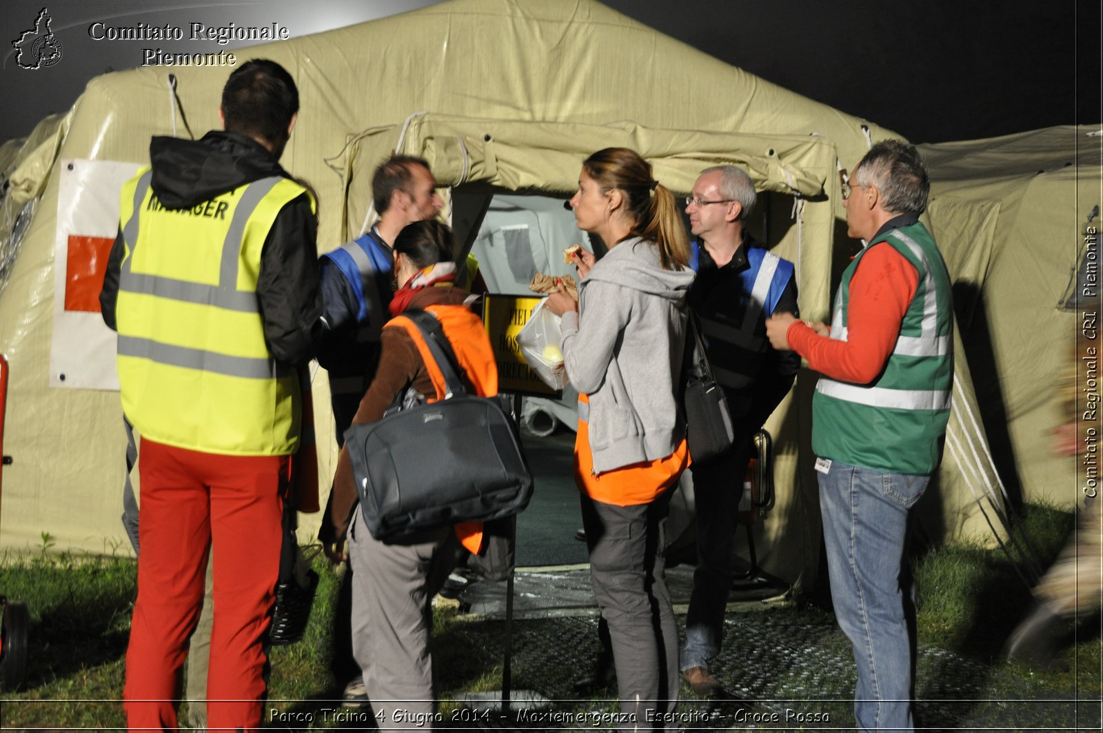 Parco Ticino 4 Giugno 2014 - Maxiemergenza Esercito - Croce Rossa - Comitato Regionale del Piemonte