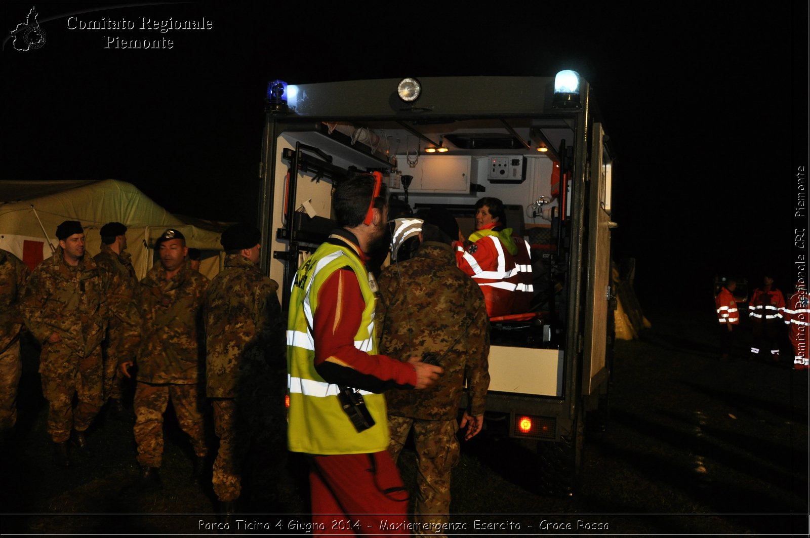 Parco Ticino 4 Giugno 2014 - Maxiemergenza Esercito - Croce Rossa - Comitato Regionale del Piemonte