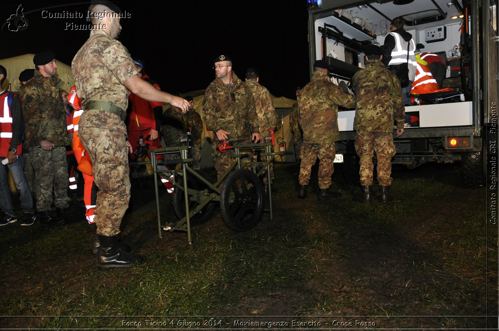 Parco Ticino 4 Giugno 2014 - Maxiemergenza Esercito - Croce Rossa - Comitato Regionale del Piemonte