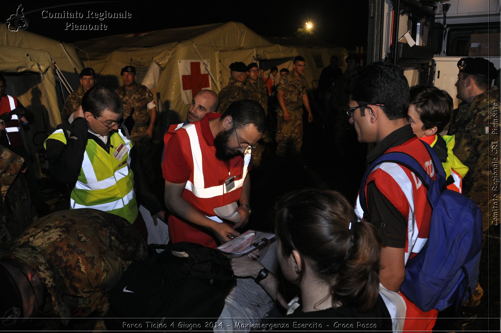 Parco Ticino 4 Giugno 2014 - Maxiemergenza Esercito - Croce Rossa - Comitato Regionale del Piemonte