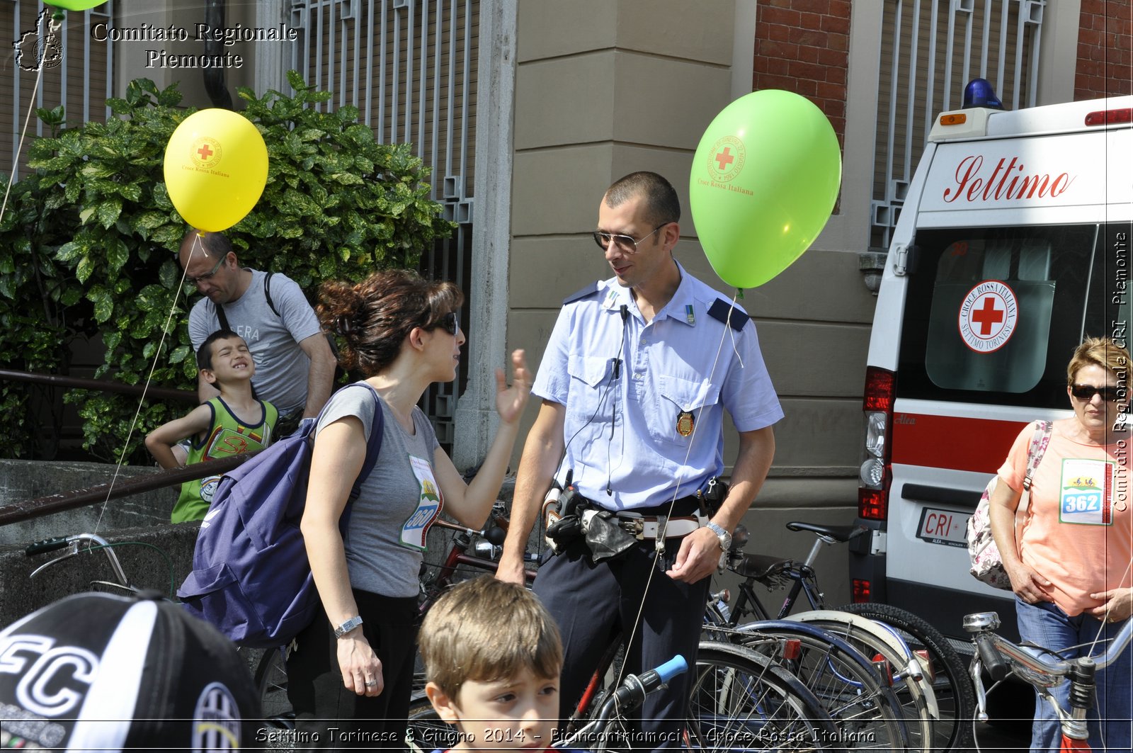 Settimo Torinese 8 Giugno 2014 - Bicincontriamoci - Croce Rossa Italiana- Comitato Regionale del Piemonte