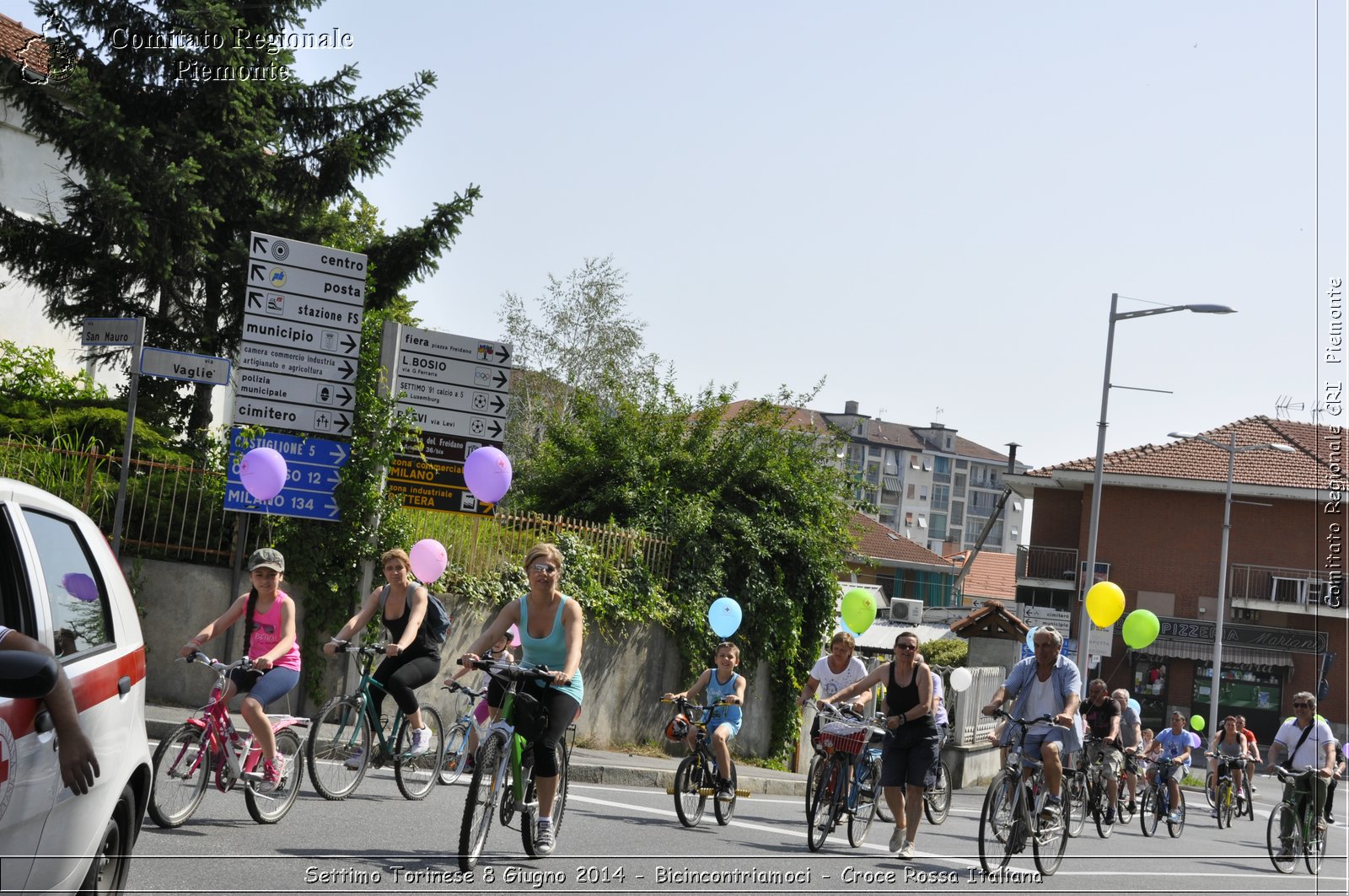 Settimo Torinese 8 Giugno 2014 - Bicincontriamoci - Croce Rossa Italiana- Comitato Regionale del Piemonte