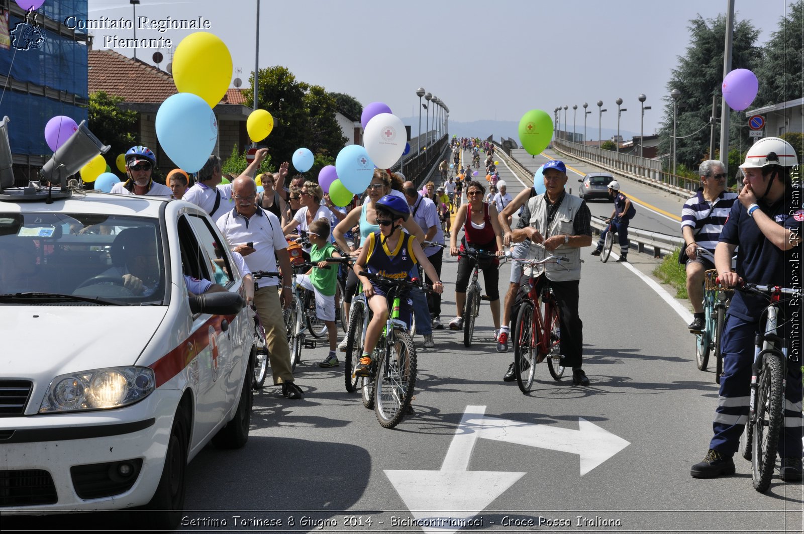 Settimo Torinese 8 Giugno 2014 - Bicincontriamoci - Croce Rossa Italiana- Comitato Regionale del Piemonte