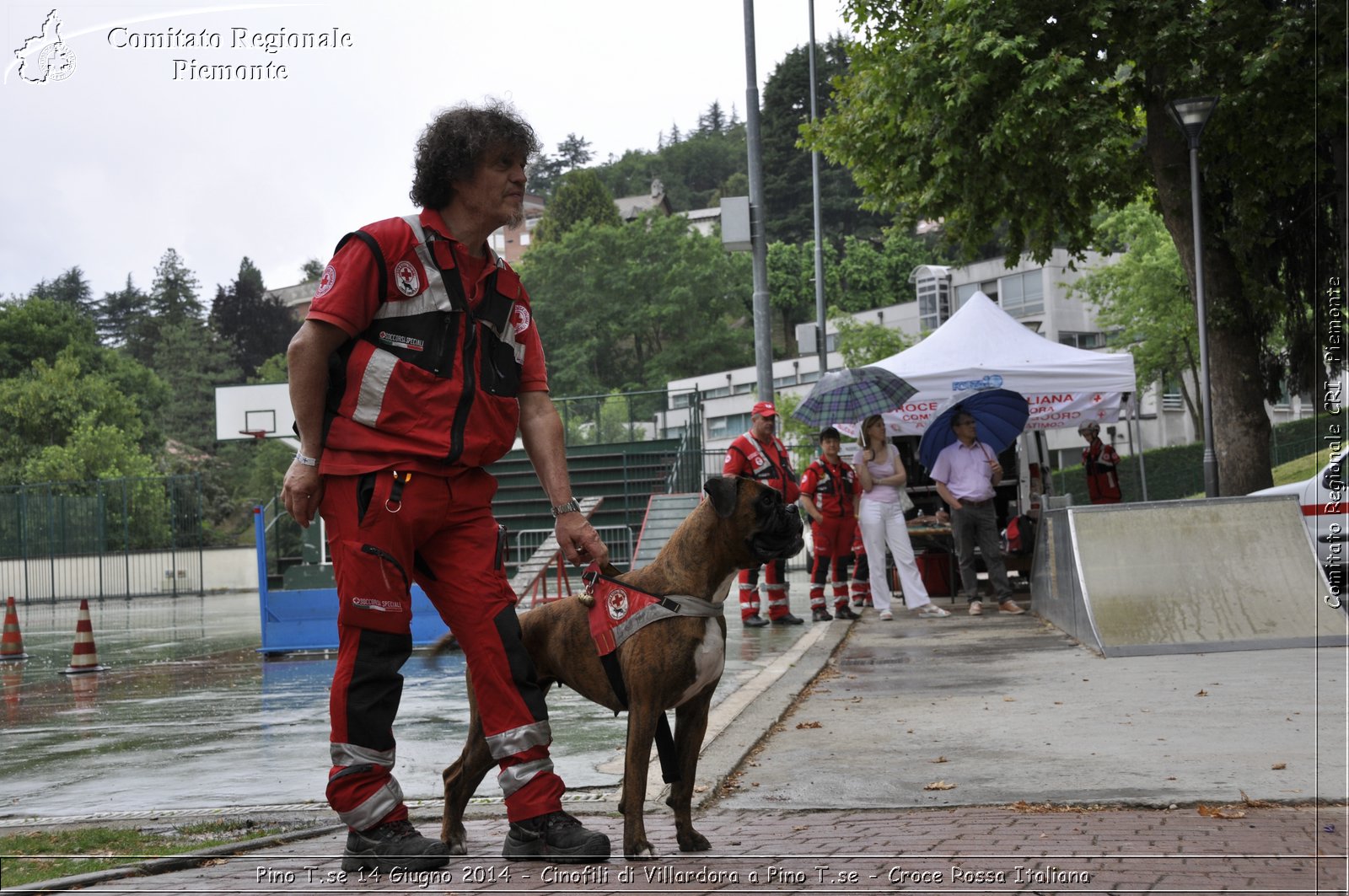 Pino T.se 14 Giugno 2014 - Cinofili di Villardora a Pino T.se - Croce Rossa Italiana- Comitato Regionale del Piemonte