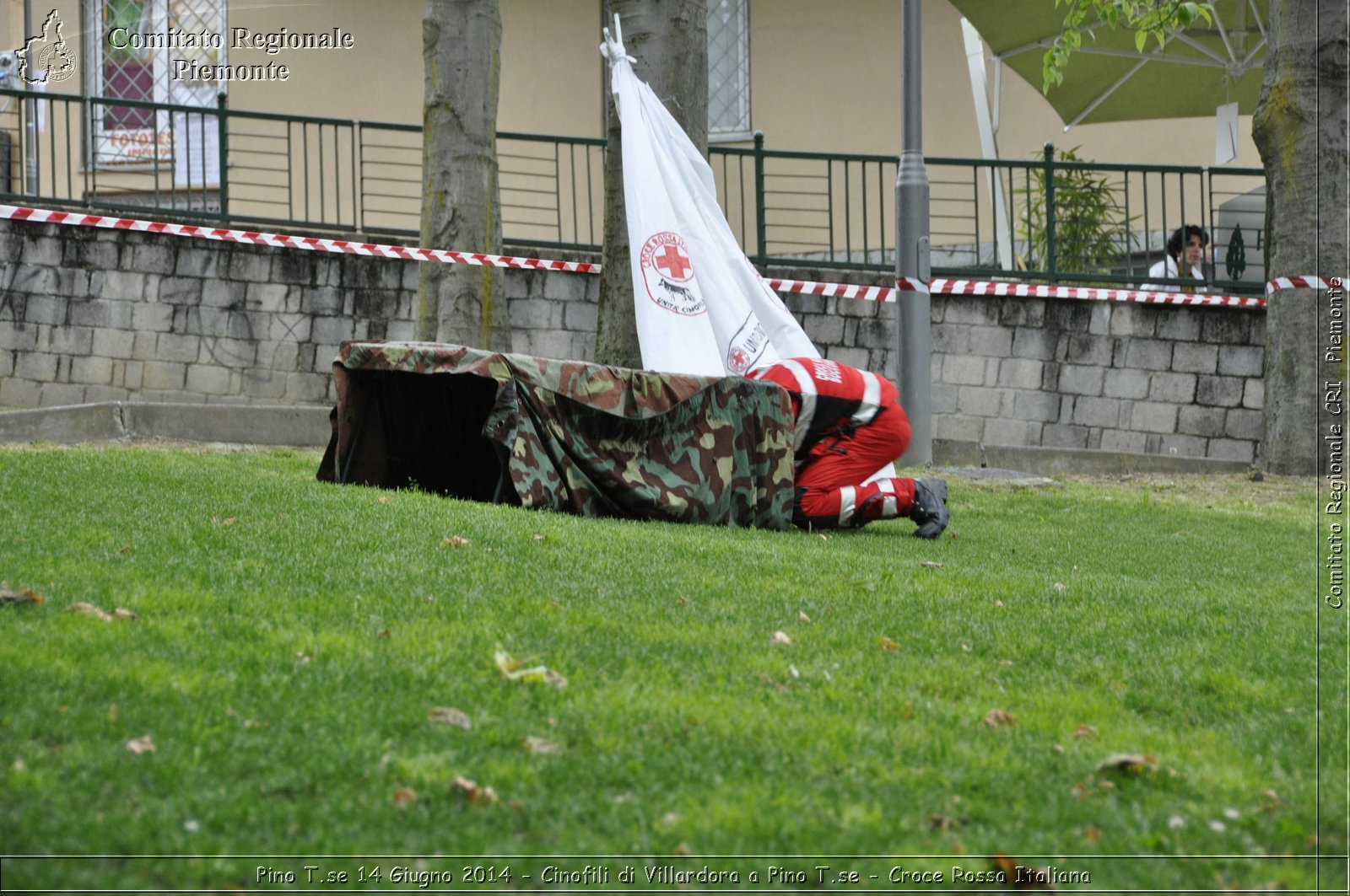 Pino T.se 14 Giugno 2014 - Cinofili di Villardora a Pino T.se - Croce Rossa Italiana- Comitato Regionale del Piemonte