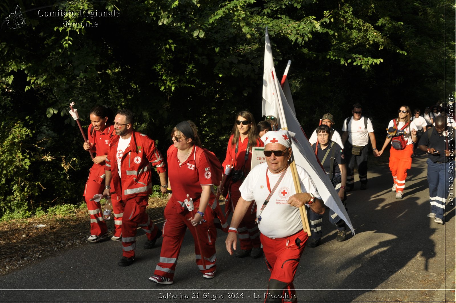 Solferino 21 iugno 2014 - La Fiaccolata - Croce Rossa Italiana - Comitato Regionale del Piemonte