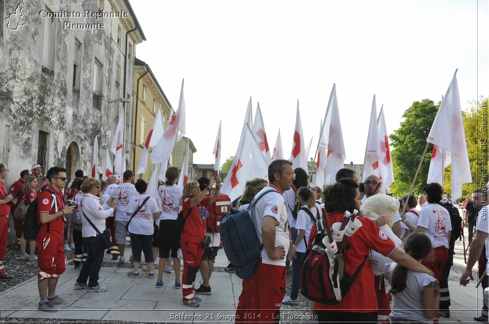 Solferino 21 iugno 2014 - La Fiaccolata - Croce Rossa Italiana - Comitato Regionale del Piemonte