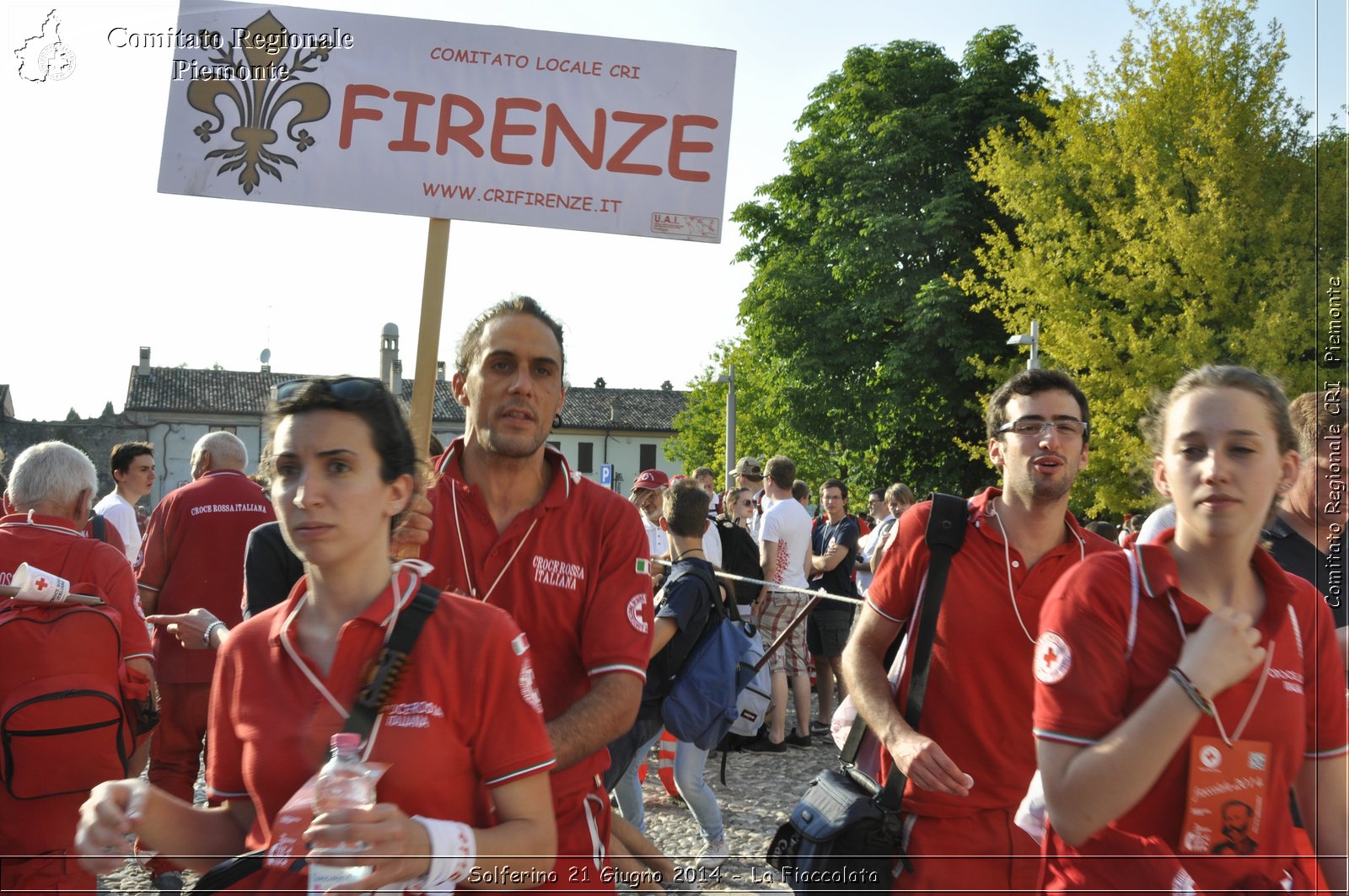 Solferino 21 iugno 2014 - La Fiaccolata - Croce Rossa Italiana - Comitato Regionale del Piemonte