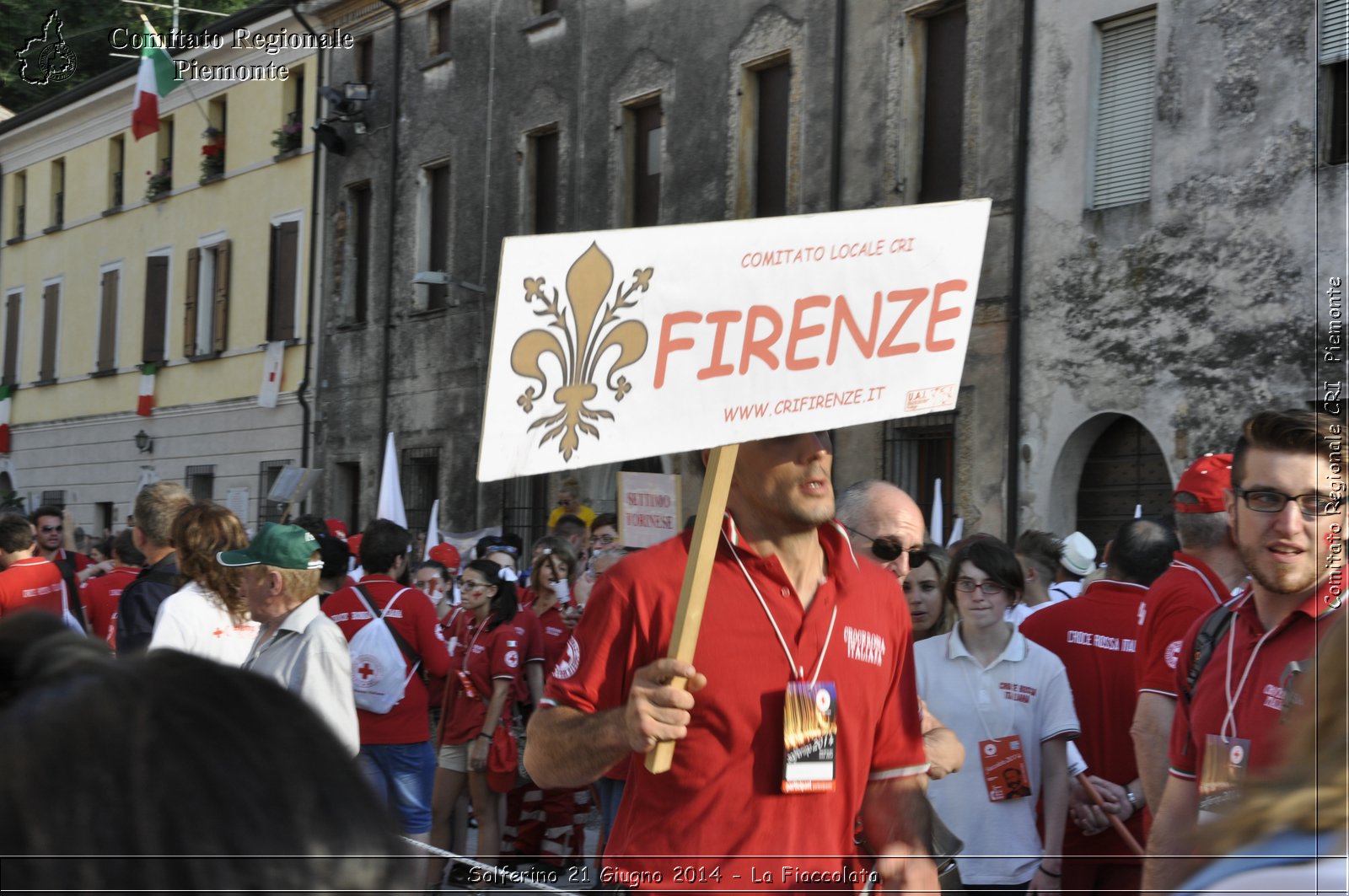 Solferino 21 iugno 2014 - La Fiaccolata - Croce Rossa Italiana - Comitato Regionale del Piemonte