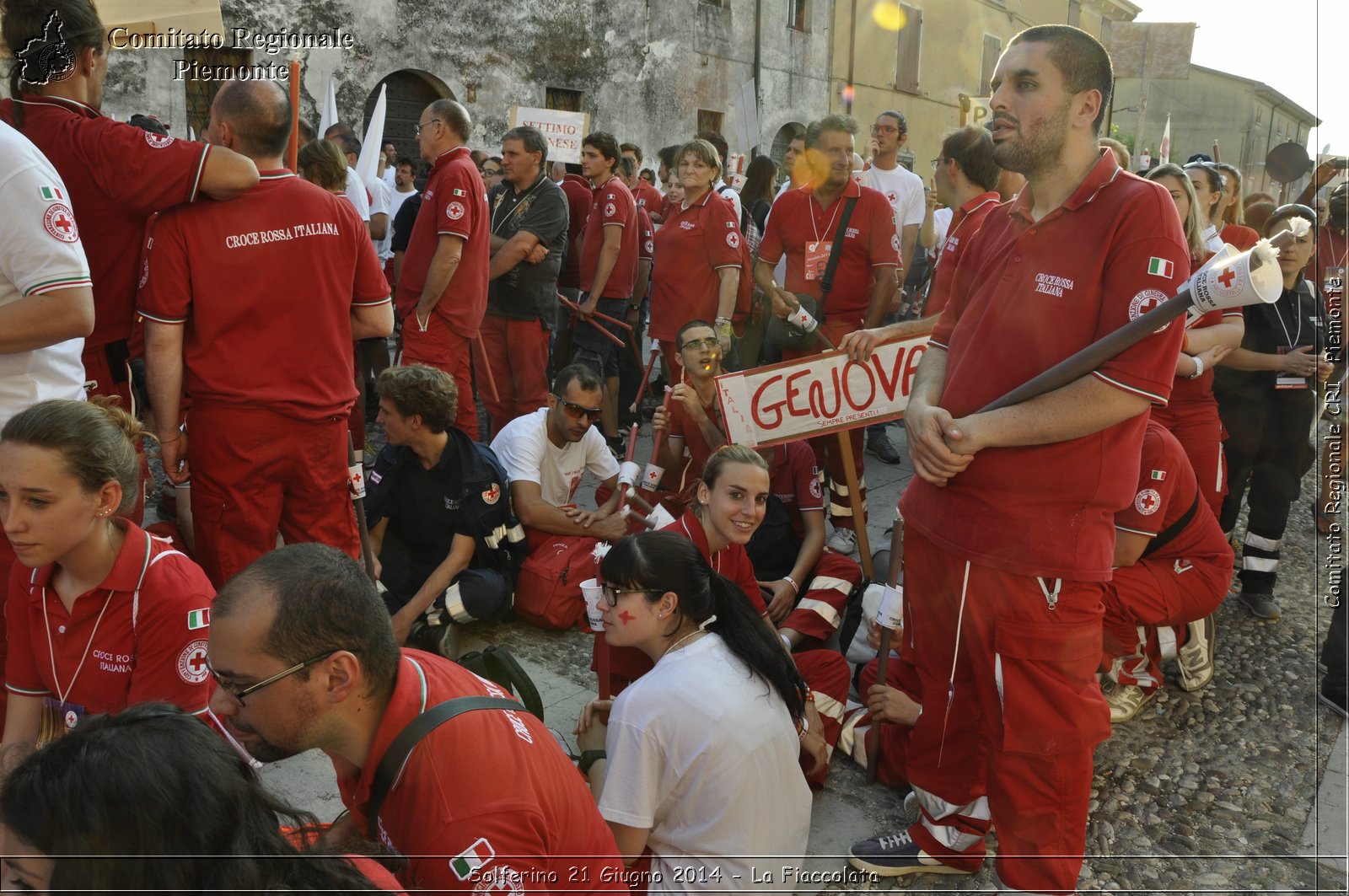 Solferino 21 iugno 2014 - La Fiaccolata - Croce Rossa Italiana - Comitato Regionale del Piemonte