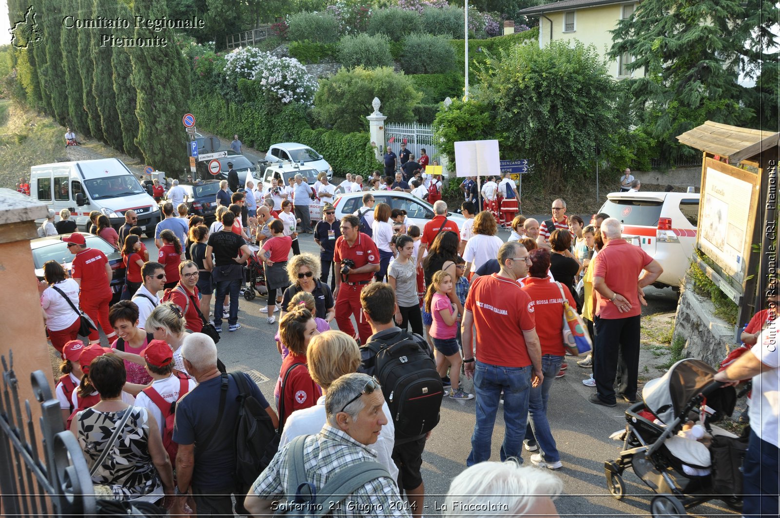 Solferino 21 iugno 2014 - La Fiaccolata - Croce Rossa Italiana - Comitato Regionale del Piemonte