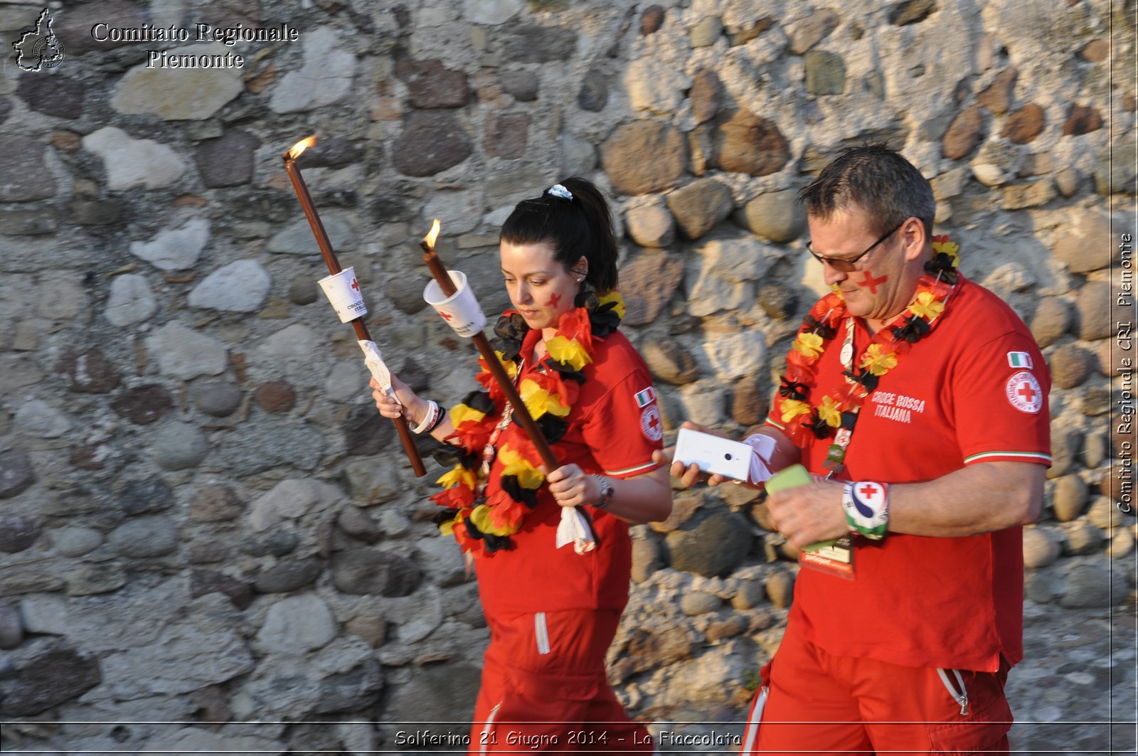 Solferino 21 iugno 2014 - La Fiaccolata - Croce Rossa Italiana - Comitato Regionale del Piemonte