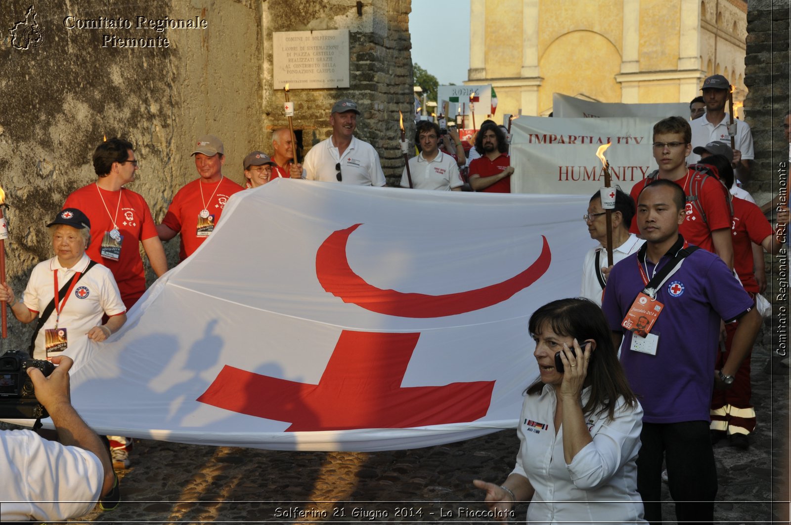 Solferino 21 iugno 2014 - La Fiaccolata - Croce Rossa Italiana - Comitato Regionale del Piemonte