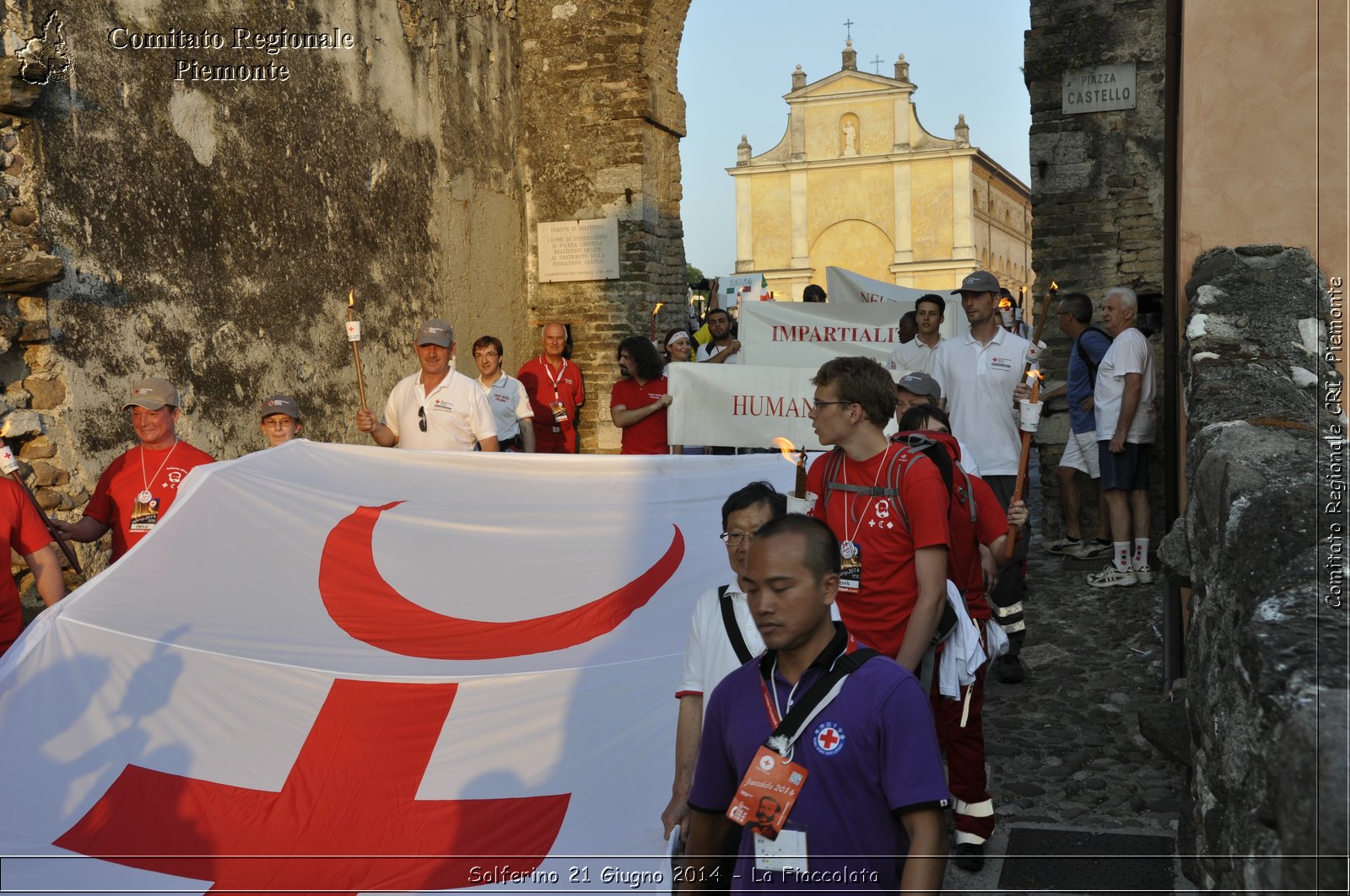 Solferino 21 iugno 2014 - La Fiaccolata - Croce Rossa Italiana - Comitato Regionale del Piemonte