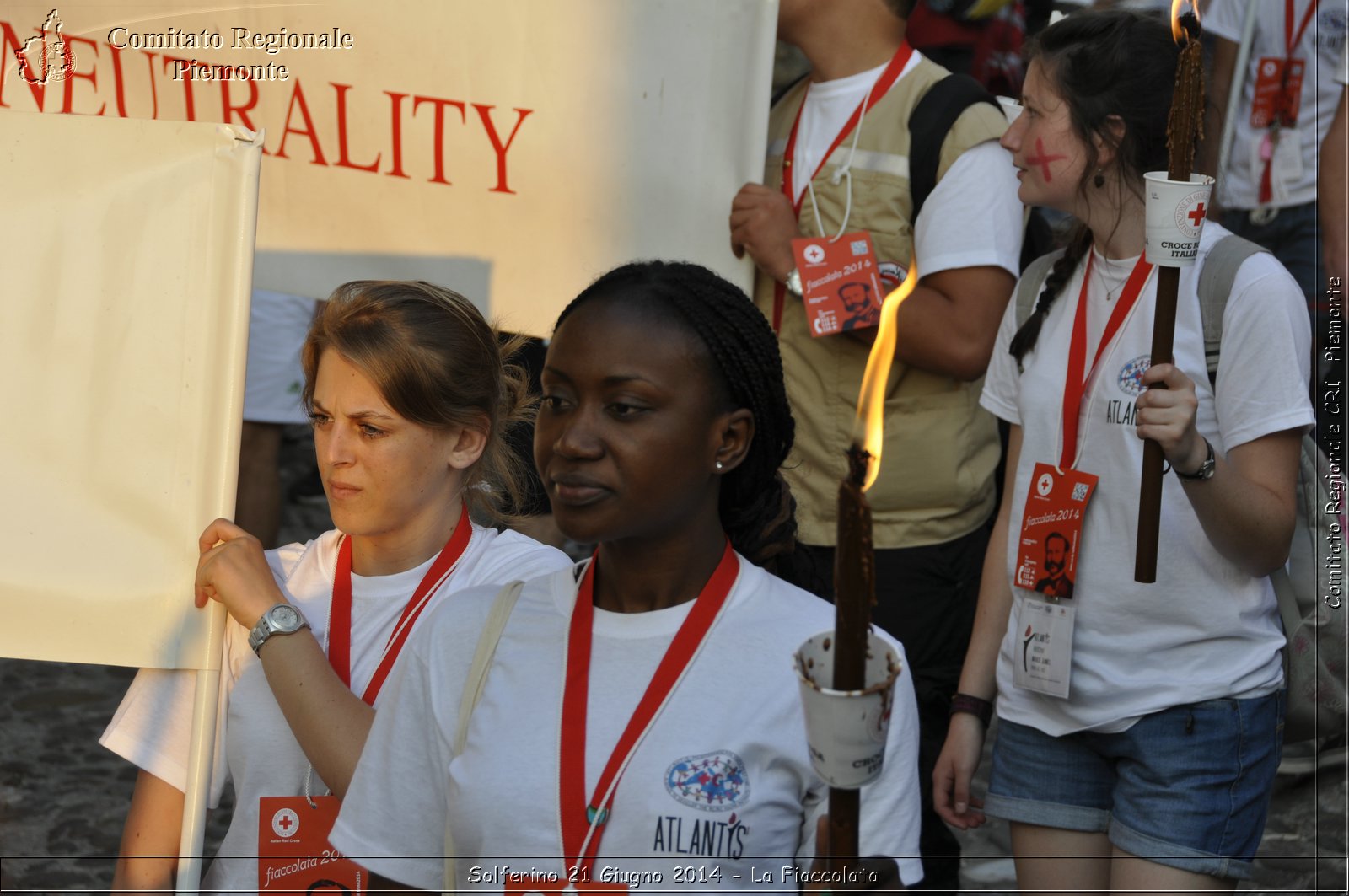 Solferino 21 iugno 2014 - La Fiaccolata - Croce Rossa Italiana - Comitato Regionale del Piemonte