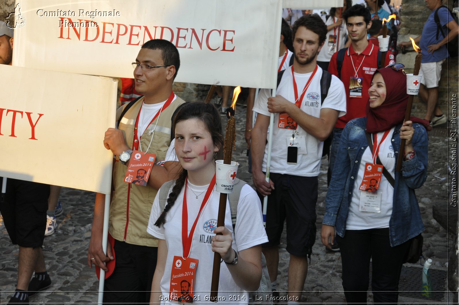 Solferino 21 iugno 2014 - La Fiaccolata - Croce Rossa Italiana - Comitato Regionale del Piemonte