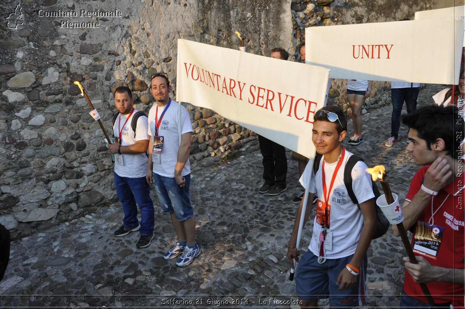 Solferino 21 iugno 2014 - La Fiaccolata - Croce Rossa Italiana - Comitato Regionale del Piemonte