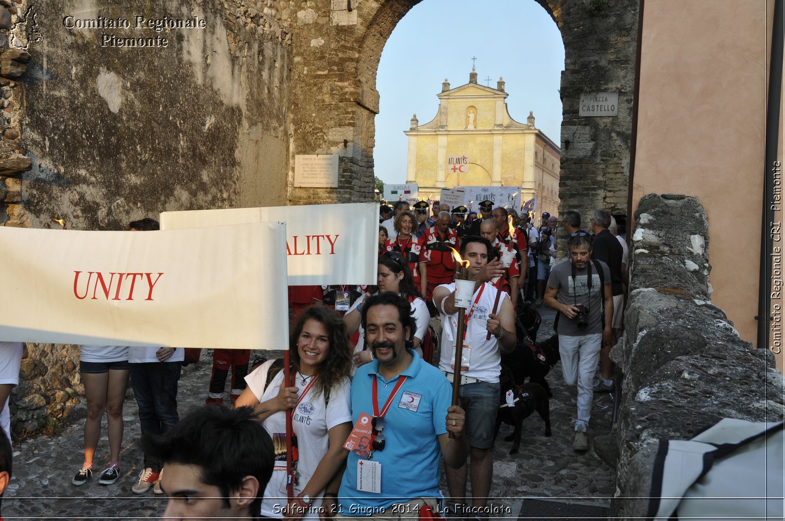 Solferino 21 iugno 2014 - La Fiaccolata - Croce Rossa Italiana - Comitato Regionale del Piemonte