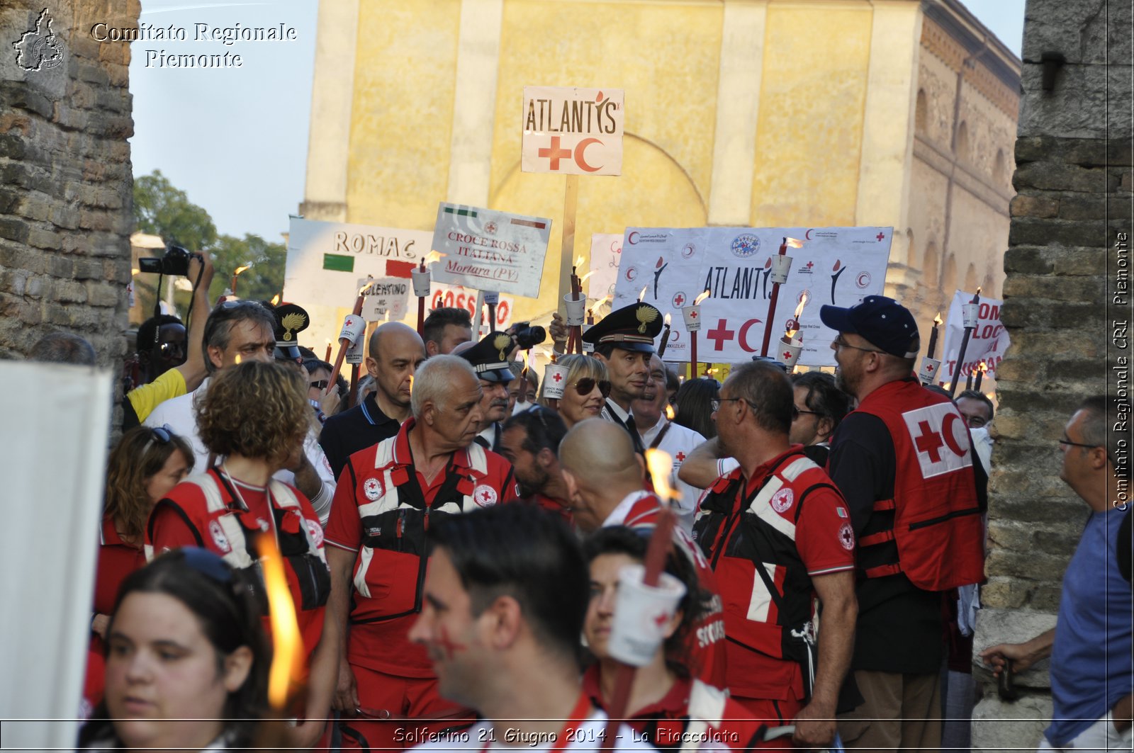 Solferino 21 iugno 2014 - La Fiaccolata - Croce Rossa Italiana - Comitato Regionale del Piemonte